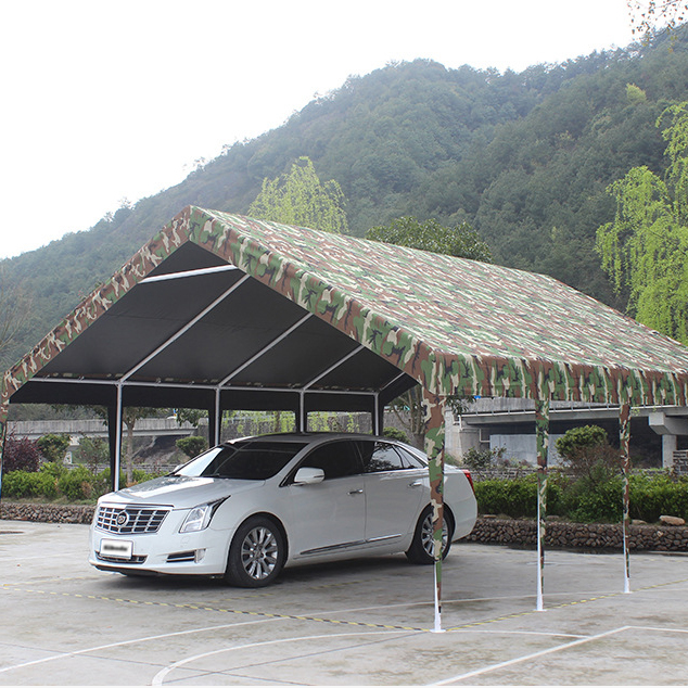 户外停车棚迷彩款