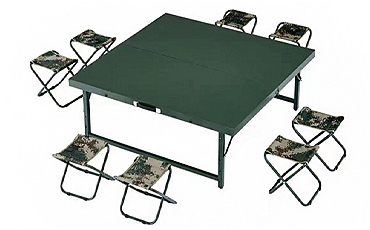 军用折叠桌椅