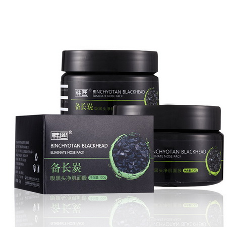 韩熙备长炭吸黑头净肌面膜