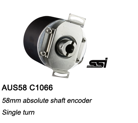 ø58 Absolute Singleturn Encoder AUS58-SSI with Blind hole flange