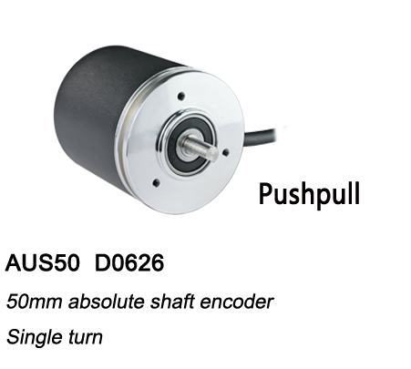 ø50 Absolute Singleturn Encoder AUS50-pushpull with clamping flange