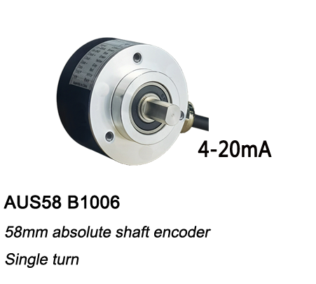 ø58  Absolute Singleturn Encoder AUS58-Analog with clamping flange