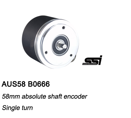 ø58 Absolute Singleturn Encoder AUS58-SSI with synchronous flange