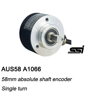 ø58 Absolute Singleturn Encoder AUS58-SSI with clamping flange