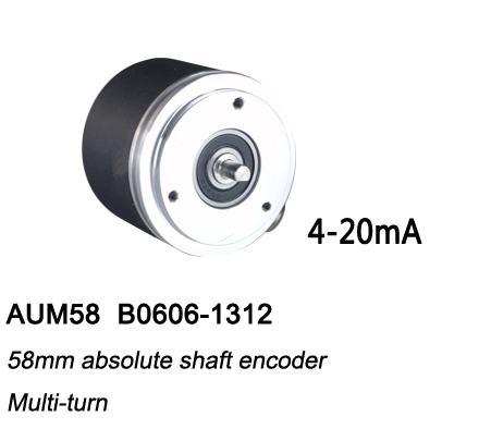 ø58 Absolute Multiturn Encoder AUM58-Analog with synchronous flange