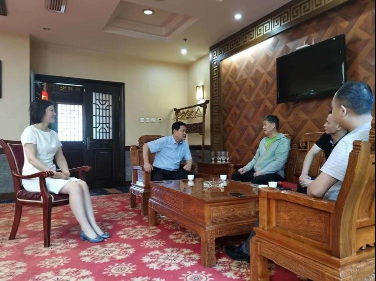 华阴市委书记会见天融集团