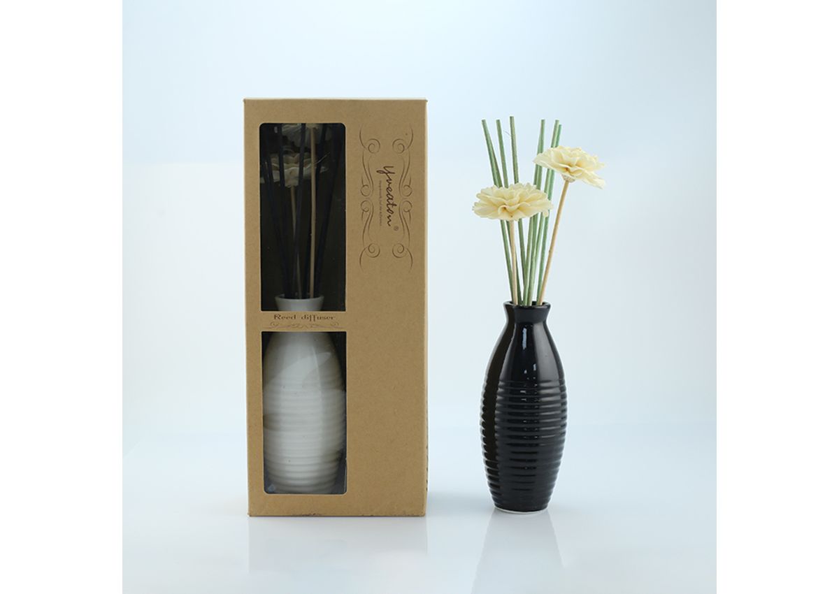 50ml Ceramic Bottle Solar Flower Reed Diffuser - 27D