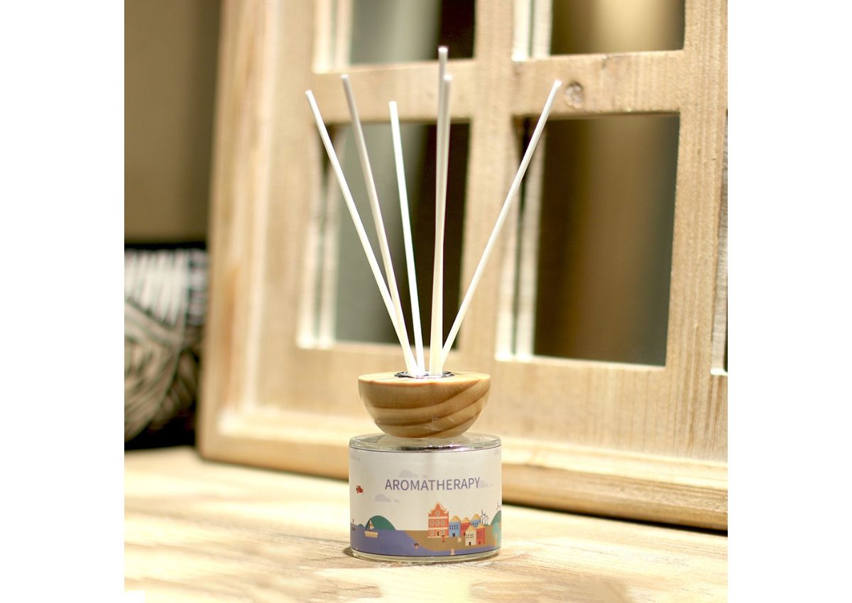 100ml Wood Cap Reed Diffuser - 115C