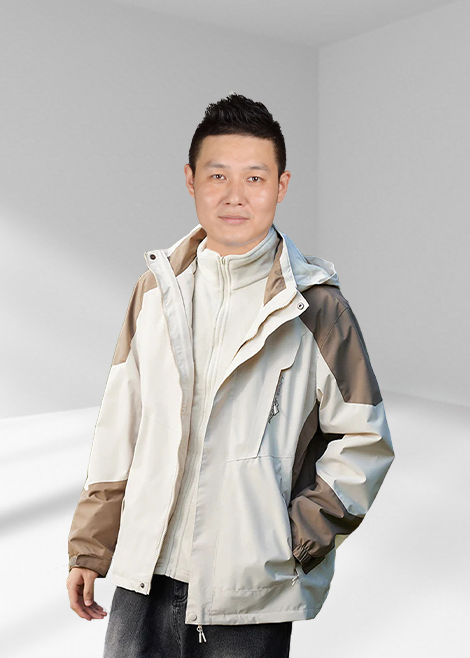三合一拼色冲锋衣