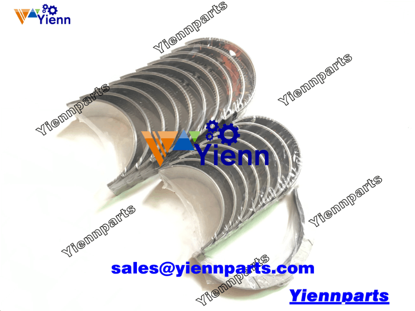 Yanmar 4TN100 4TN100L-RB 4TN100T-REC Crankshaft main conrod bearing set for B7 Excavator