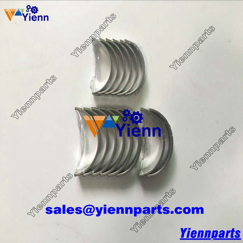 Yanmar 3TN82E 3TN82E-NC Crankshaft main conrod bearing set for 575 L455 Skid Steer Wheel Loader