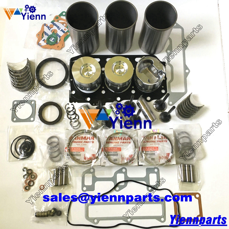Yanmar 3TNE88 3TNE88-NSR 3TNE88-BVA Overhaul rebuild kit for 2702RD 2902RD Excavator AF35J Tractor