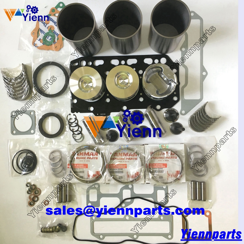 Yanmar 3TNE84 3TNE84-RIB 3TNE84-3F01 overhaul rebuild kit for RS-330 Tractor  PC30R-8 Excavator