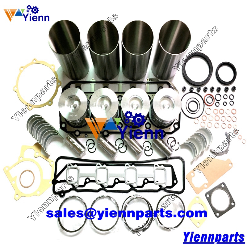 Yanmar 4TNV98 4TNV98T-SLY 4TNV98-VDB Overhaul rebuild kit for DX55W DX60Z DH80-7 R55C-9 Excavator