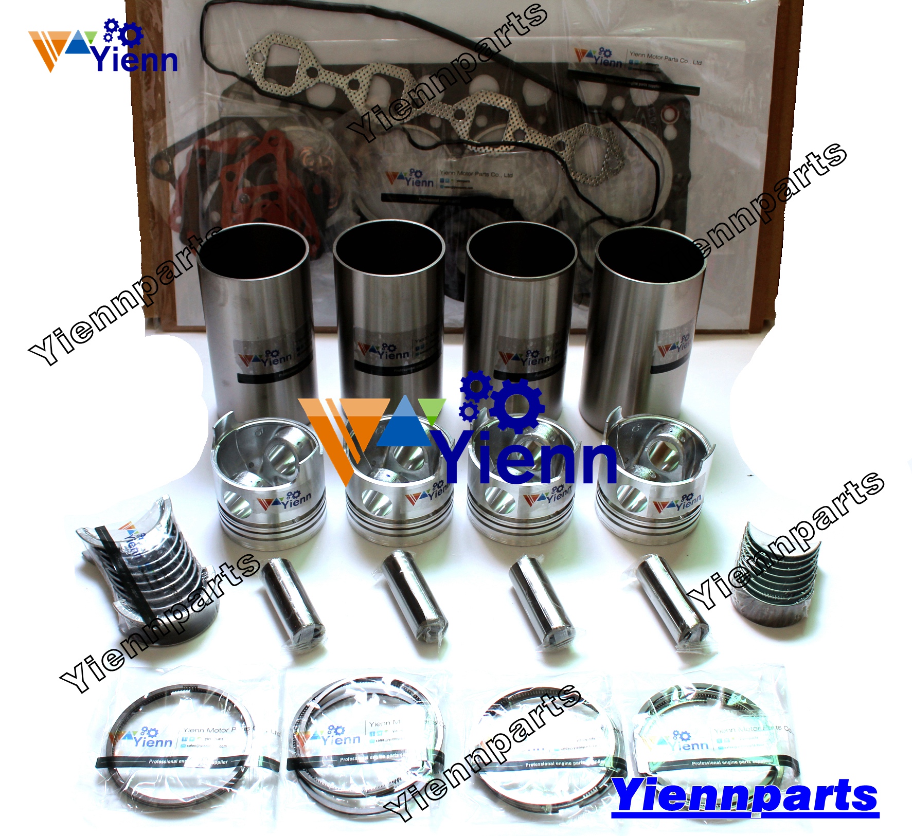 Yanmar 4JH4 4JH5 Overhaul rebuild kit for marine boat engine gasket bearing piston ring liner