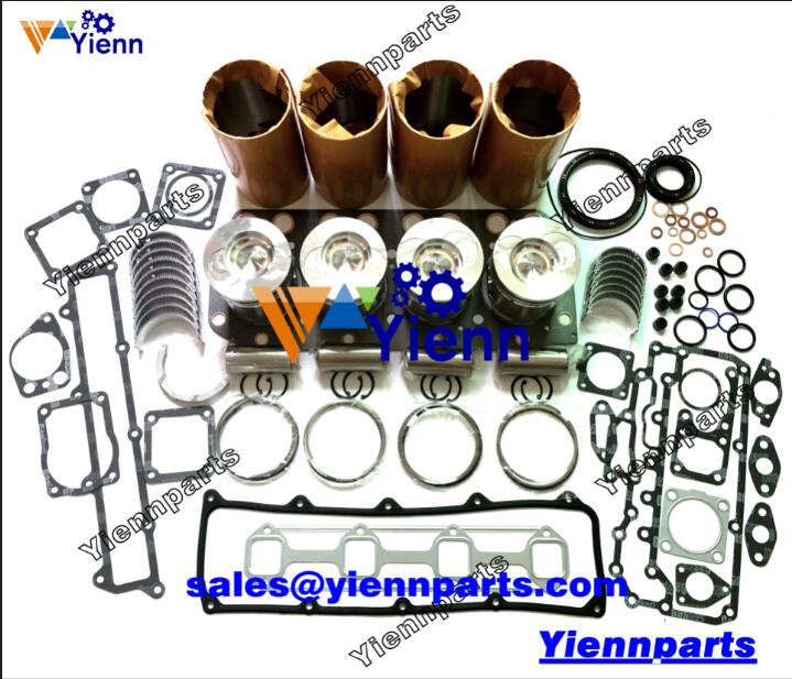 Yanmar 4TN100 4TN100E-ACG 4TN100L-GLD Overhaul rebuild kit for QAS40 AG40S-2 Generator B7 Excavator