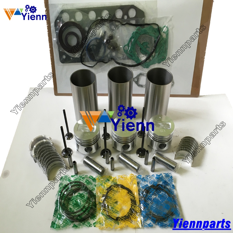 Mitsubishi S3L S3L2 engine Overhaul Rebuild Repair Kit Piston Bearing Set