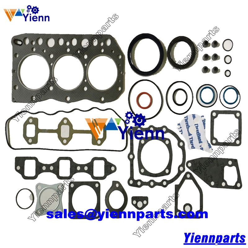 Yanmar 3TN75 3TN75-UA full overhaul gasket kit with head gasket for F17 Tractor B25-2 Excavator