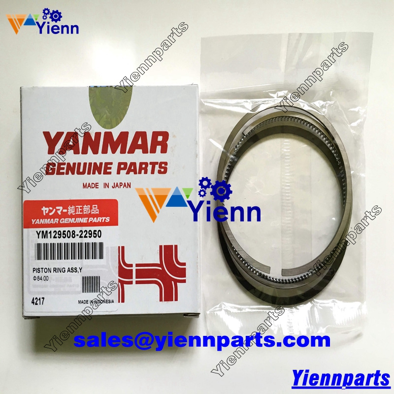 Komastu 3D84 3D84N-2L 3D84-1FA Piston ring set for PC20-6 SN 24001 Excavator  WA30 Wheel Loader