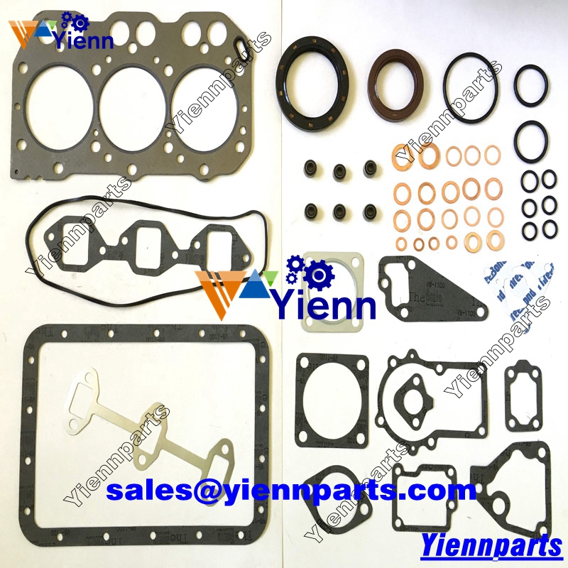 Yanamr 3TNA72 3TNA72-UAE 3TNA72-UJB Full overhaul gasket kit for F-5DF F145 Tractor B17 Excavator