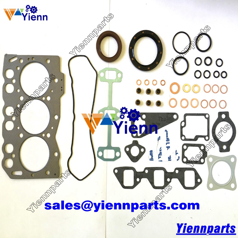 Yanmar 3TNE68 3TNE68-YB 3TNE68-UK2 full overhaul gasket kit for TB014 TB015 Excavator KE-40 Tractor