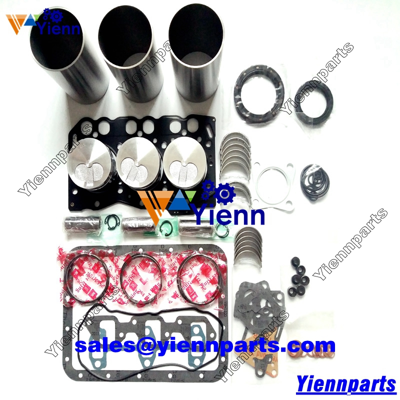 Yanmar 3TNE68 3TNE68-YB 3TNE68L-EUBD Overhaul rebuild kit for PC15R-8 Mini Excavator 3 KE-40 Tractor