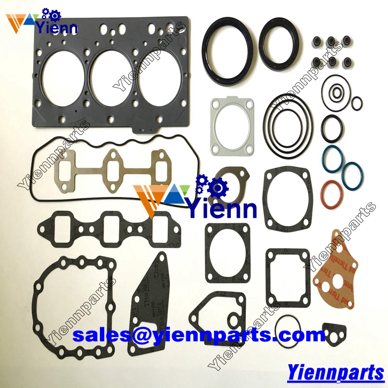 Yanmar 3TNE78 3TNE78A-RTR 3TNE78A-B1 Full overhaul gasket kit for B22-2B Mini Excavator F-7H Tractor