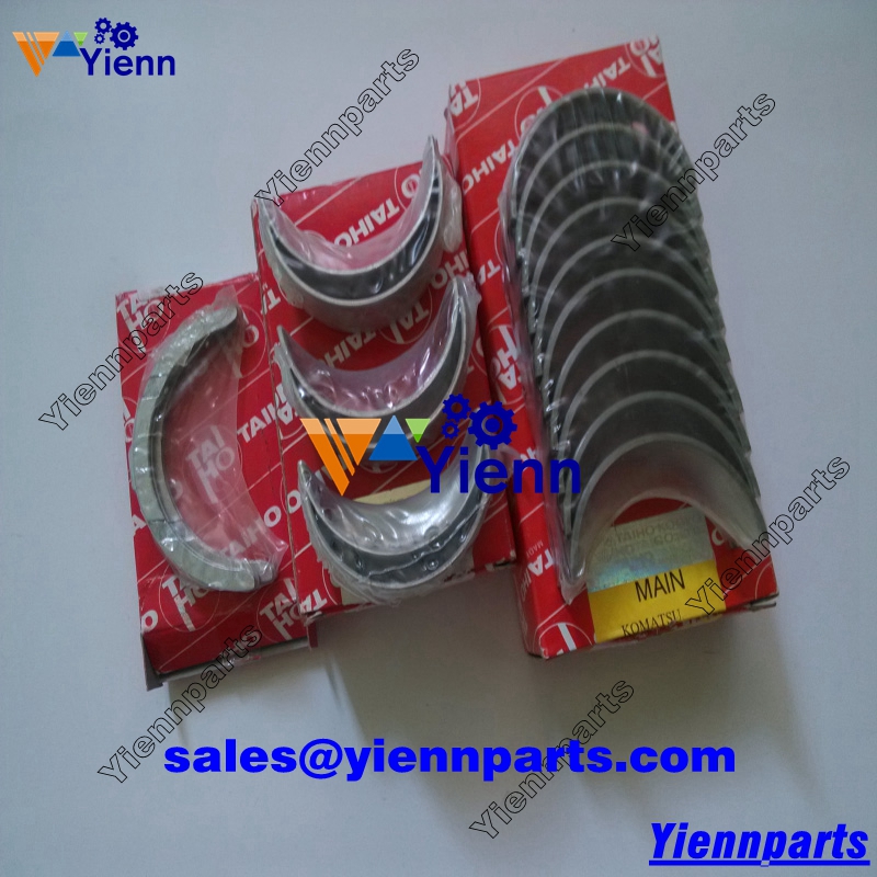Yanmar 3TNE88 3TNE88-JT44 Crankshaft main conrod bearing set for B37-2B Excavator AF333J Tractor
