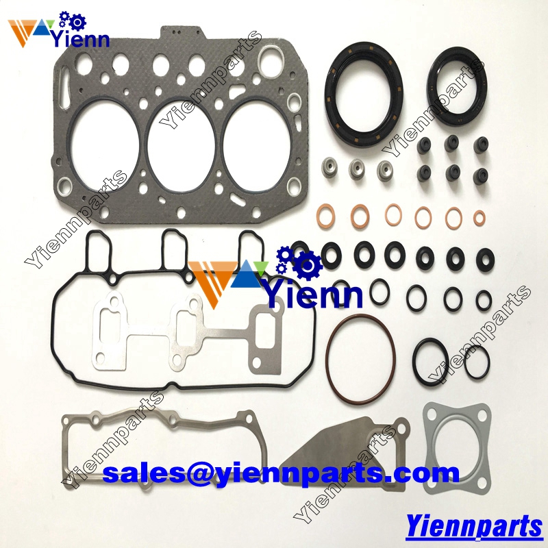 Yanmar 3TNV70 Full Gasket Set 719515-92600 With Head Gasket 119515-01330 for VIO15-3 Mini Excavator