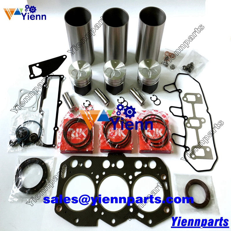 Yanmar 3TNV76 3TNV76-UCTA 3TNV76-SSU Overhaul Rebuild kit for SWE17X SWE18UB PC20MR-3 Excavator