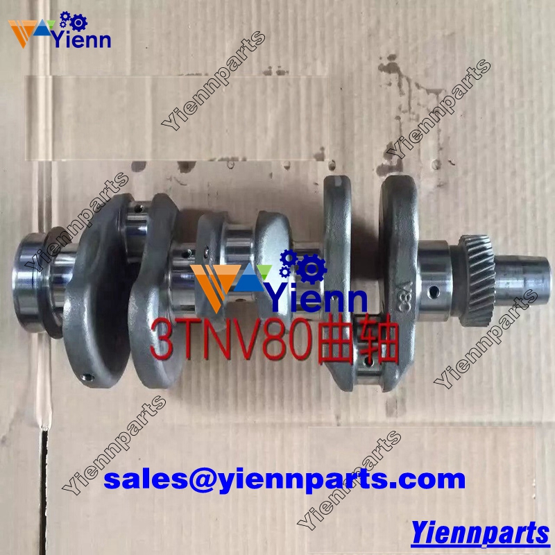 Yanmar 3TNV80 3TNV80F-NCJT 3TNV80F-SXNBV Crankshaft assy for E10-01 E10-51 VIO25-6A Excavator
