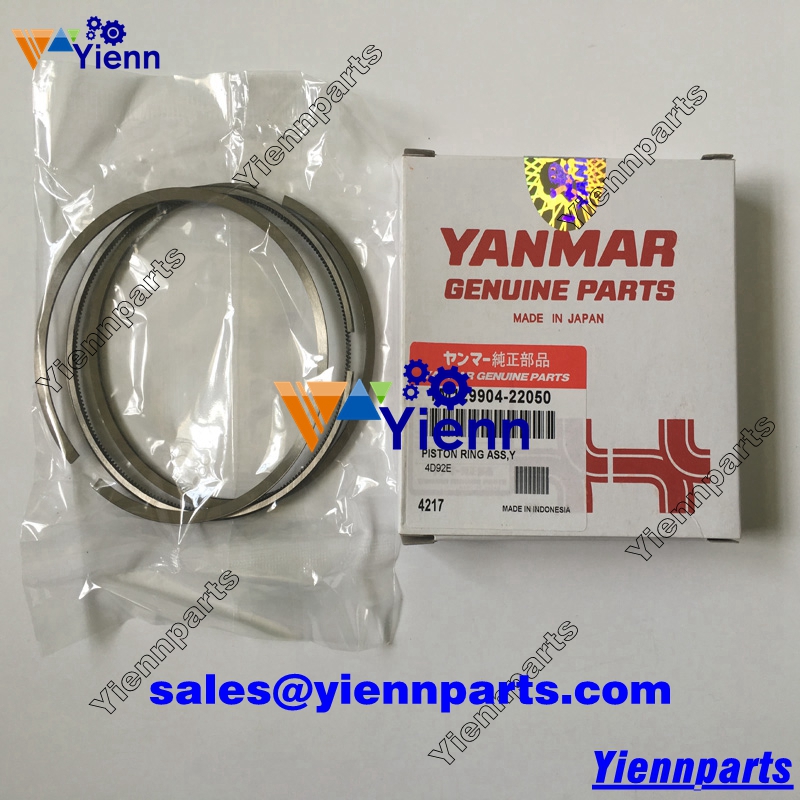 Yanmar 4TNE92 4TNE92-1B35 4TNE92-SNMC Piston ring set for FD15T H60FT FDX18 DX3000 TL15 Forklift