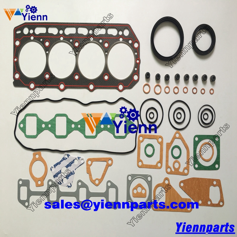 Yanmar 4TNE82 4TNE82-RE 4TNE82-RZH1 Full overhaul gasket kit for JD1300RVU US-36 US-36HST Tractors