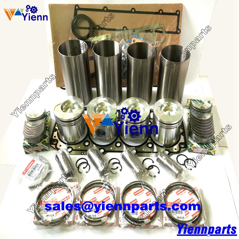 Yanmar 4TNE106T 4TNE106T-1FB 4TNE106T-NS Overhaul rebuild kit for PC110 PW110 11002RD Excavator