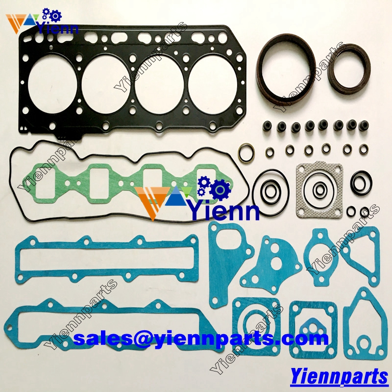 Yanmar 4TNE84 4TNE84-JT45 Full Gasket Set 729608-92600 With Head Gasket for PC40R PC45MR-8 Excavator