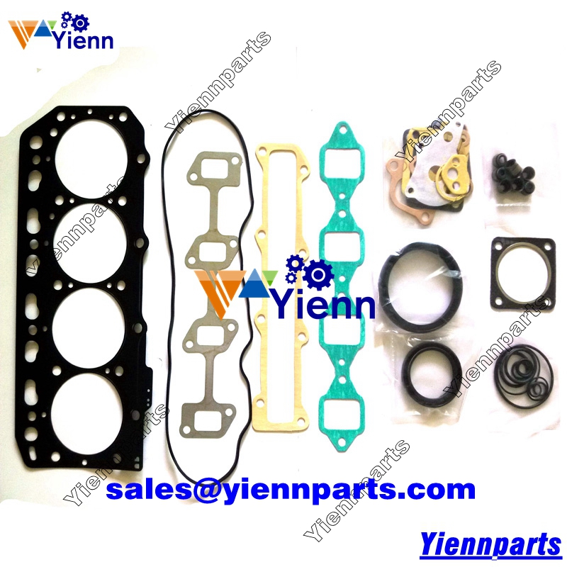Yanmar 4TNV88 4TNV88-RZUN 4TNV88-PBV Full overhaul gasket kit for VIO45-5 US VIO50-5 Excavator