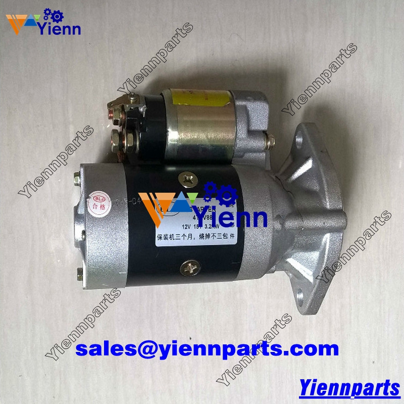 Yanmar 4TNV88 4TNV88-NHB 4TNV88-XRJK Starter for EF338VQ EF453T US401CAB Tractor VIO50-5 Excavator