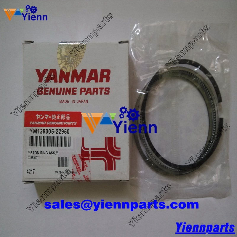 Yanmar 3TNV88 3TNV88-DCR 3TNV88-RCTA Piston ring set for FR35-7 PC38UU-3 Excavator EF230 Tractor