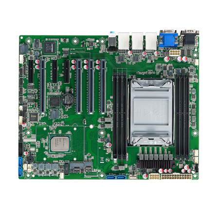 SER-8101 Intel Ice Lake第3代至强可扩展处理器, 4*PCIe x16, 3*PCIe x4, 3*千兆网口