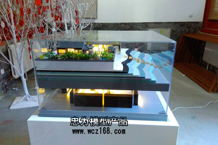 北京园博园屋顶花园模型