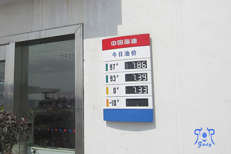 今日油价牌 LED数码管油价牌