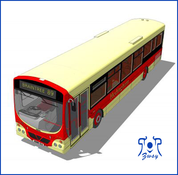 公共汽车模型 客车模型6