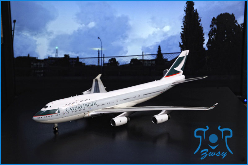 波音747-400客/货运输机模型2 大型飞机模型