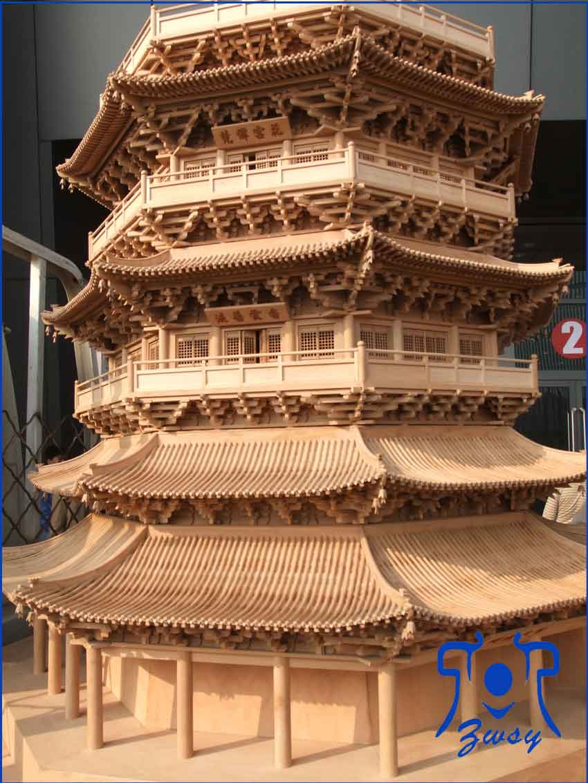 古建模型阁楼模型