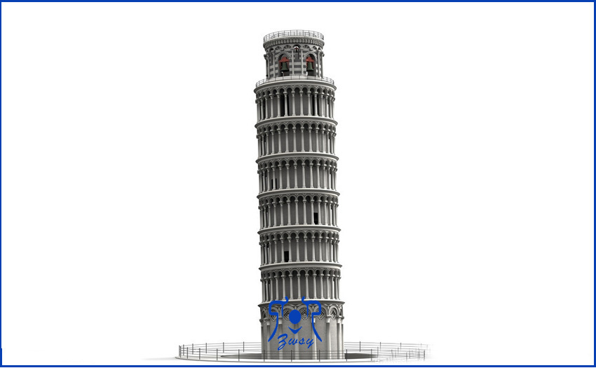特色建筑模型8——比萨斜塔