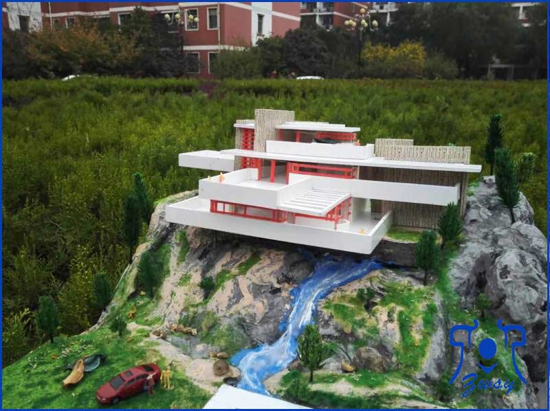 特色建筑模型14——流水别墅