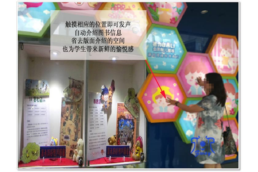 会发声的图书橱窗