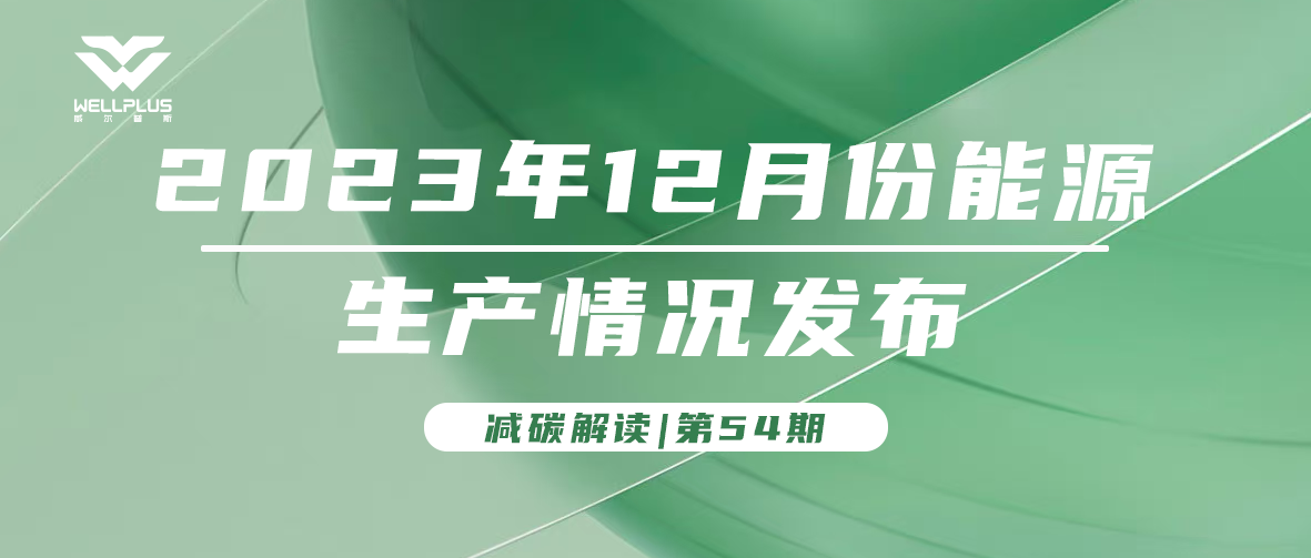 2023年12月份能源生产情况发布