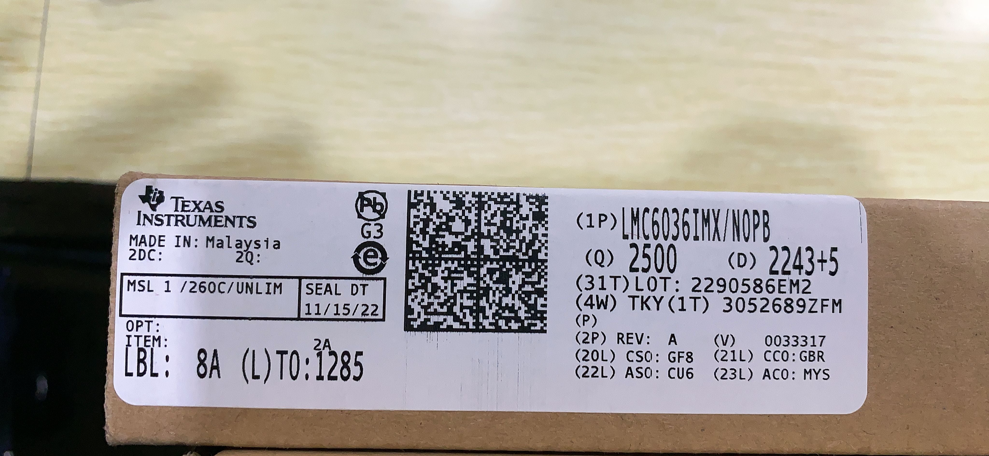 LMC6036IMX