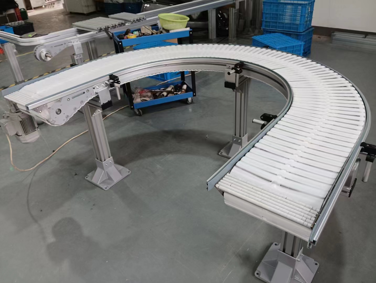 83 103 145 175柔性鏈板緩存輸送線廠家服務和質量